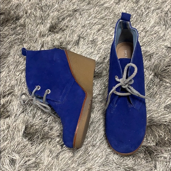 Sperry Shoes - 💙 SALE 💙6.5 royal blue sperry wedges